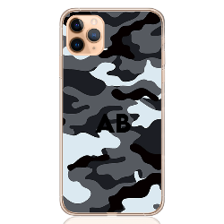 Camouflage grey letter